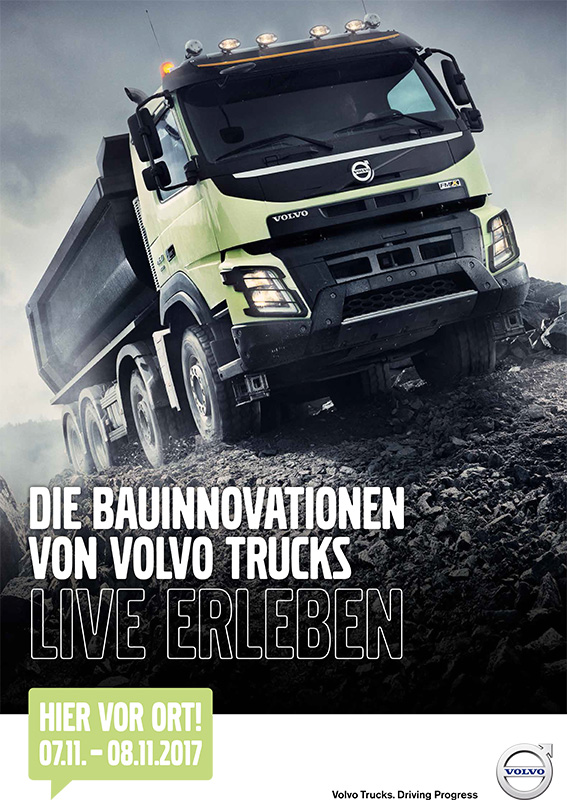 Poster Bauinnovationen Volvo Text