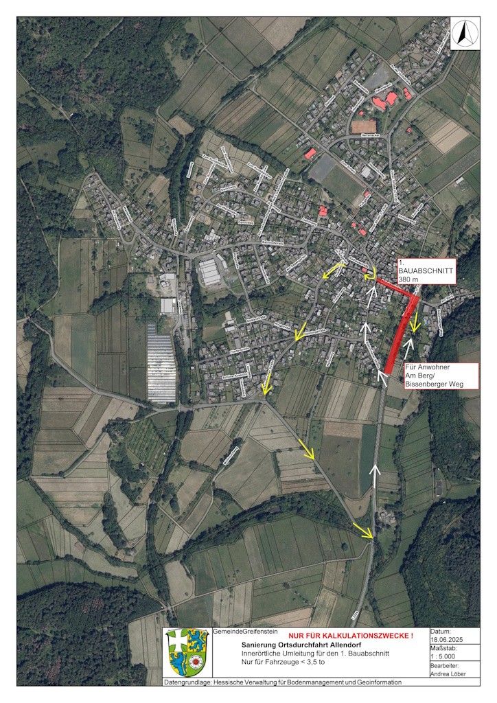 vollsperrung greifenstein allendorf